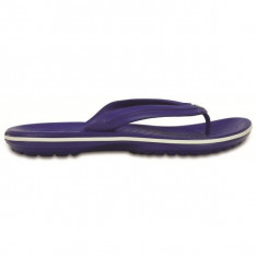 Papuci Crocs pentru dame Crocband Flip Cerulean Blue White (CRC-7011-CERW) foto