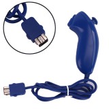 Maneta nunchuck Nintendo Wii controller albastru blue