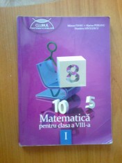 d1 MATEMATICA pentru clasa a VIII a Mircea Fianu