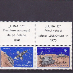 Romania ,Luna 16-17 2v cu vinieta de sus ,nr lista 756a.