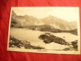 Ilustrata Lacul Balea ,circ. 1938 Ed. I. Hateganu ,Fagaras, Circulata, Fotografie