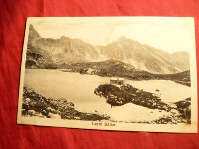 Ilustrata Lacul Balea ,circ. 1938 Ed. I. Hateganu ,Fagaras foto