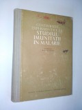 Contributii experimentale la studiul imunitatii in malarie - 1955