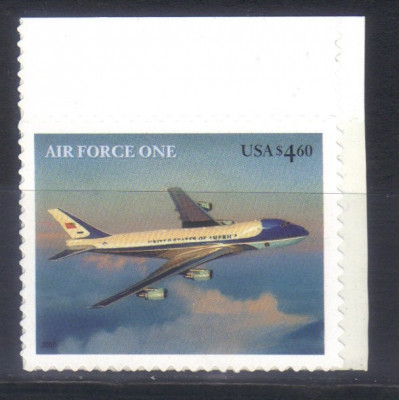 SUA 2007, Aviatie, AIR FORCE ONE, serie neuzata, MNH foto