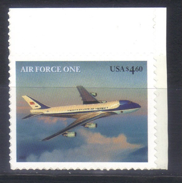 SUA 2007, Aviatie, AIR FORCE ONE, serie neuzata, MNH