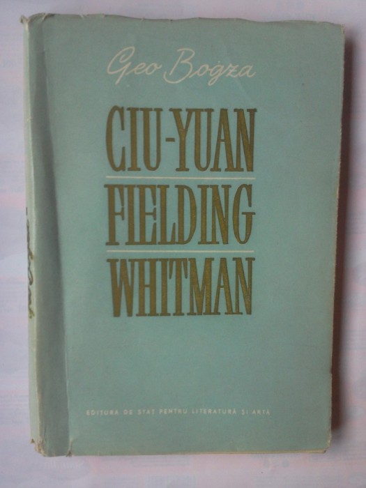 GEO BOGZA - CIU-YUAN FIELDING WHITMAN