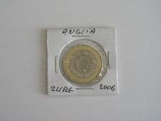 CMS1 - MONEDA ANGLIA - 2 LIRE STERLINE EMISA IN ANUL 2006 foto