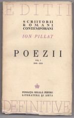 6A(000) Ion Pillat-POEZII- Editii definitive 1944 foto