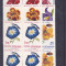 Romania ,flori 1971 bloc de 4 ,nr lista 767.