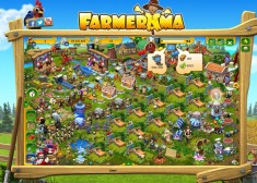 Cont Farmerama nivel 94 bonus nivele 87 , 85 foto