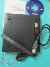 CARCASA USB 2.0 SATA extern DVD CD-RW disc carcasa notebook Pc USB 2.0 SATA foto