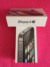 iPhone 4S 8gb Black/Negru = NOU = CUTIE SIGILATA = Neverloked foto