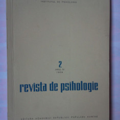 REVISTA DE PSIHOLOGIE 2/1958