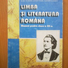 h0 Andrei Gligor - Limba si literatura romana manual pentru clasa a XII a