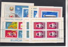 ROMANIA LOT 6 COLITE MNH - LOT 0 RO foto