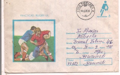 % plic-intreg postal-(cod 0264/82)-PRACTICATI RUGBY-UL foto