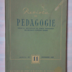 REVISTA DE PEDAGOGIE 11/1957 - NOIEMBRIE 1957