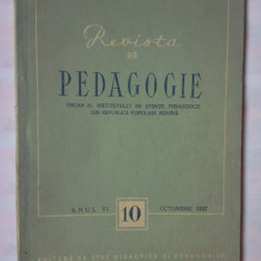 REVISTA DE PEDAGOGIE 10/1957 - OCTOMBRIE 1957