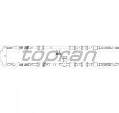 Cablu frana de parcare OPEL SIGNUM PRODUCATOR TOPRAN 207 867 foto