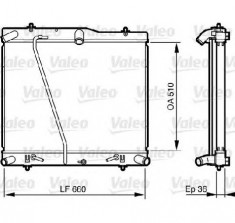 Radiator racire motor OPEL KADETT B cupe PRODUCATOR VALEO 735565 foto