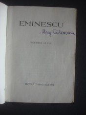 EMINESCU - VERSURI ALESE * CELE MAI FRUMOASE POEZII foto