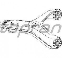 Brat suspensie roata AUDI 80 81 85 B2 PRODUCATOR TOPRAN 104 303 foto