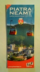 Harta Piatra Neamt - turistica si rutiera, scara 1:15000 in limba romana foto
