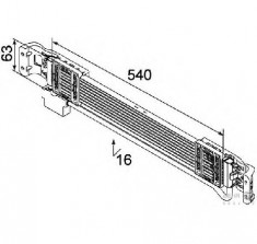 Radiator ulei ulei motor VW PASSAT Variant 3C5 PRODUCATOR HELLA 8MO 376 747 131 foto