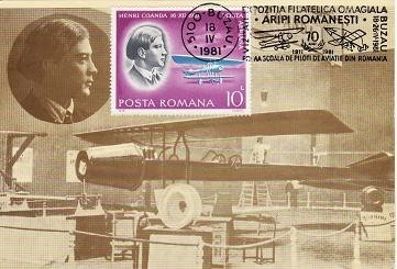 1774 - Romania 1981 - carte maxima