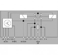 unitate de control bujii incandescente MERCEDES BENZ 190 W201 PRODUCATOR HELLA 4RV 008 188 061 foto