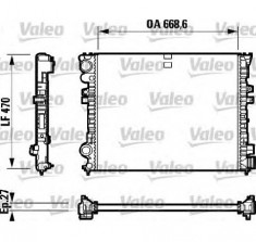 Radiator racire motor FIAT ULYSSE 220 PRODUCATOR VALEO 732692 foto