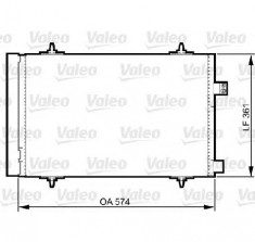 Condensator climatizare PEUGEOT 508 PRODUCATOR VALEO 814363 foto