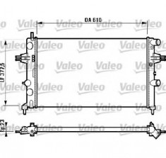 Radiator racire motor OPEL ASTRA G hatchback F48 F08 PRODUCATOR VALEO 732551 foto