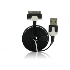 Cablu USB iPod Nano Classic Touch iPhone 2G 3G 3GS 4 4S Black foto