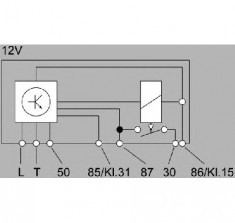 unitate de control bujii incandescente AUDI 100 44 44Q C3 PRODUCATOR HELLA 4RV 008 188 181 foto