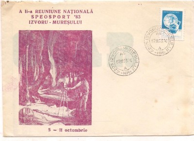 % plic-scrisoare-(cod 0108/84)-A 11 a REUNIUNE Speosport 83- IZVORUL MURESULUI foto