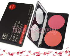 Trusa Profesionala Blush 2 culori Wild Flower #02 paleta fard obraz foto