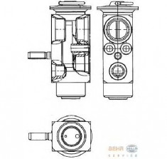 Supapa expansiune clima SMART FORTWO cupe 451 PRODUCATOR HELLA 8UW 351 239 611 foto