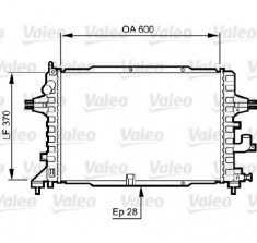 Radiator racire motor OPEL ASTRA H Van PRODUCATOR VALEO 734380 foto