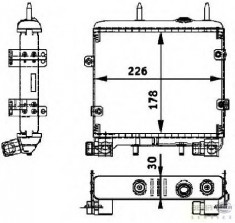 Radiator ulei ulei motor MERCEDES BENZ E CLASS W210 PRODUCATOR HELLA 8MO 376 725 281 foto