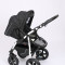 Carucior 2 in 1 Q9 Baby Merc Color 2 (Negru cu Bulinute) Baby-Merc