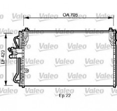 Condensator climatizare FORD MAVERICK PRODUCATOR VALEO 818196 foto