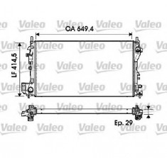 Radiator racire motor OPEL SIGNUM PRODUCATOR VALEO 734302 foto