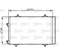 Condensator climatizare PEUGEOT 508 PRODUCATOR VALEO 814365 foto