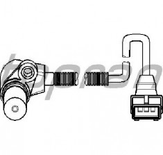 senzor turatie management motor OPEL VECTRA A 86 87 PRODUCATOR TOPRAN 206 695 foto