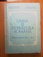 h0 Limba si literatura romana manual pentru clasa a IX - Vladimir Ghorghiu foto