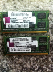 Placute Ram Rami Laptop Kingston DDR3 2Gb - 1333Mhz PC3- 10600S foto