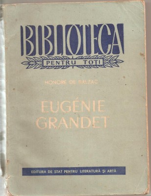 (C6021) EUGENIE GRANDET DE HONORE DE BALZAC foto