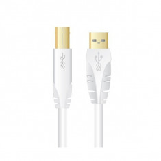 CABLU USB3.0 Plus A - B, 2.0m, White (SXC5102) foto