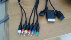 4 IN 1 Cablu Component pentru XBOX 360/WII/PS3/PS2, TV/AV semnal HD foto